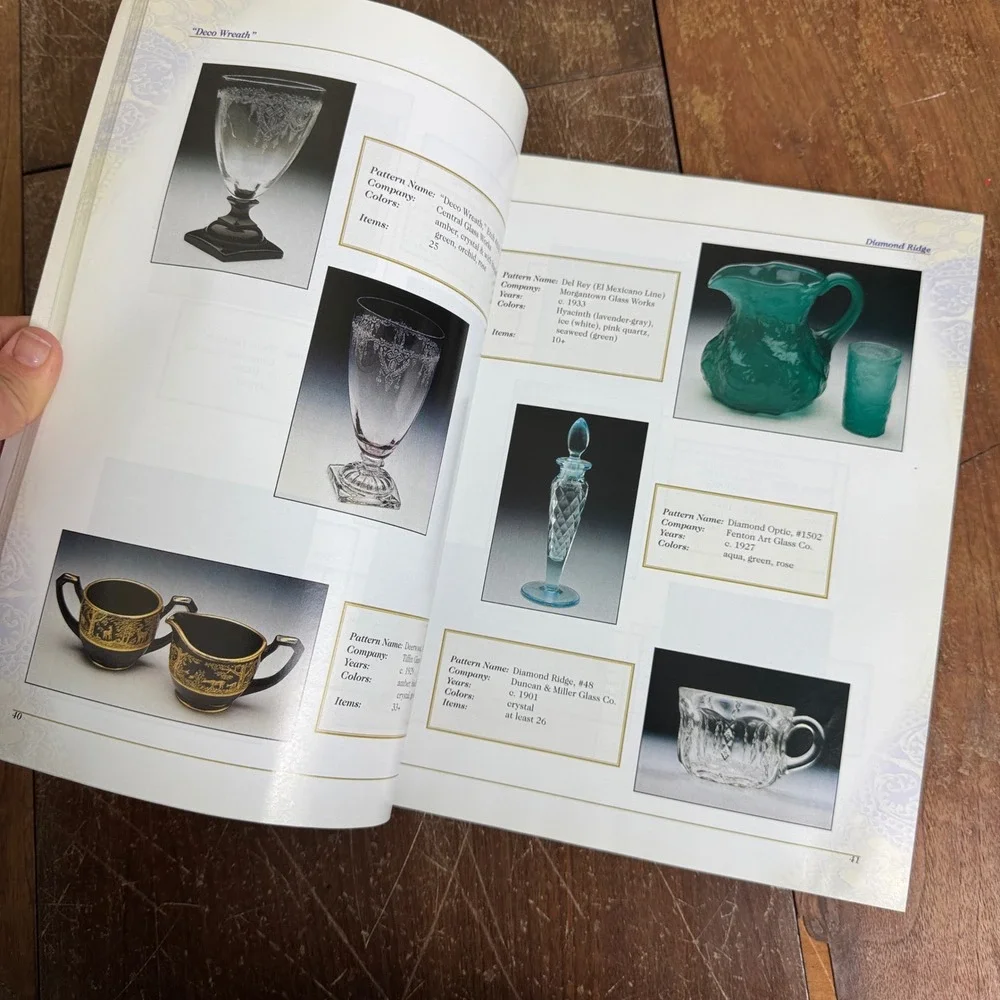 Florence's Glassware Pattern‎ Identification Guide Book Volume IV 1900-1960s